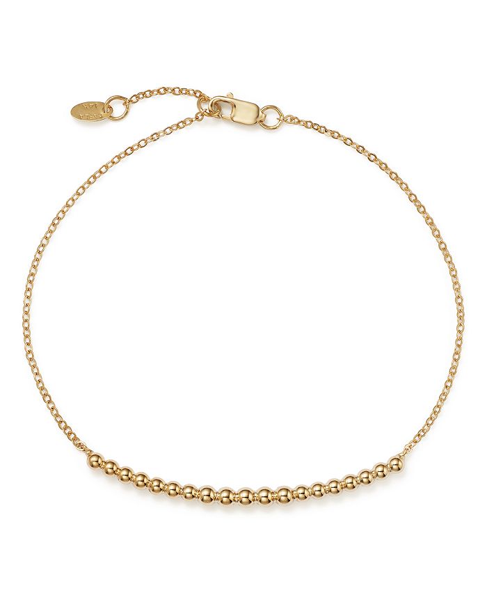 Bloomingdale's Graduated Bead Bracelet in 14K Yellow Gold - 100% ...