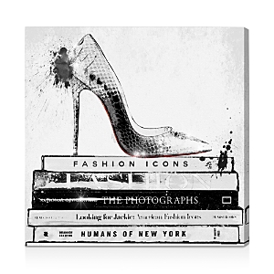 Oliver Gal Fashion Icons Wall Art, 24 X 24 In Black