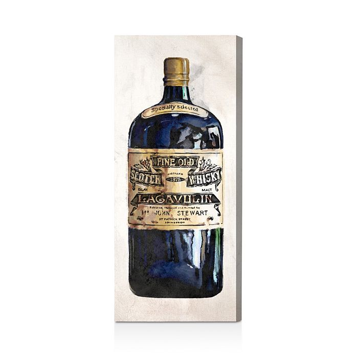 Oliver Gal Fine Old Whiskey Wall Art, 12 X 30 In Black