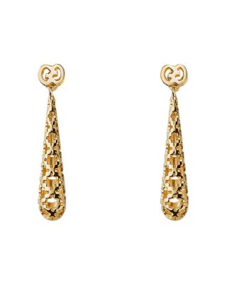 gucci gold drop earrings