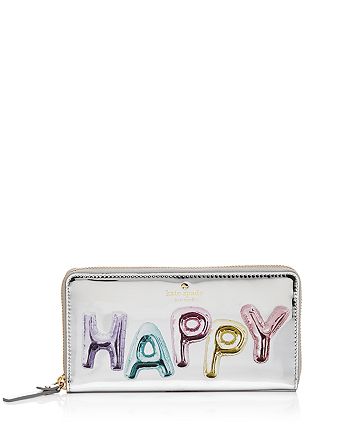 kate spade new york Whimsies Happy Lacey Patent Leather Wallet |  Bloomingdale's