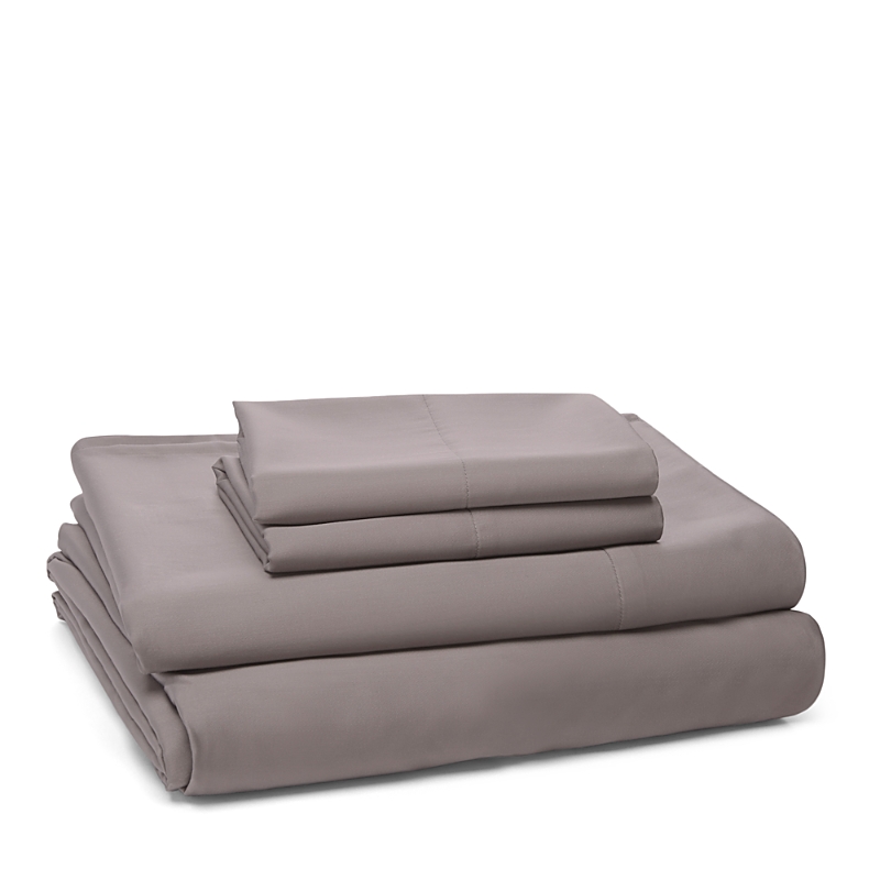 Sky 500tc Sateen Wrinkle-resistant Sheet Set, California King - Exclusive In Ash Grey