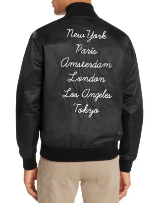 OBEY Tour City Satin Bomber Jacket Bloomingdale s