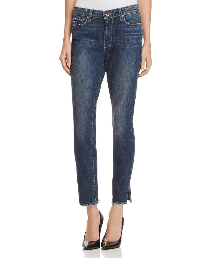 PAIGE Hoxton Ankle Peg Jeans in Ivy | Bloomingdale's