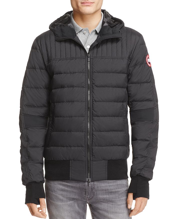 Canada Goose Cabri Hooded Down Jacket In Black