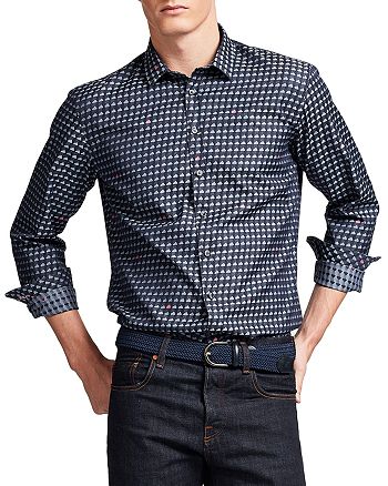 Thomas Pink Blake Texture Slim Fit Casual Shirt Bloomingdale S
