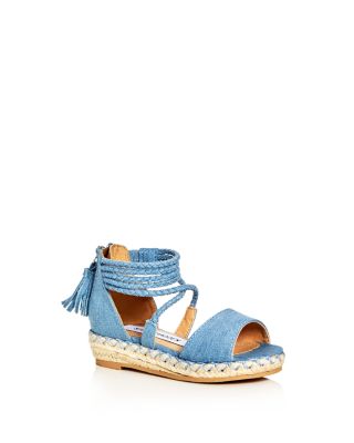 denim espadrille sandals