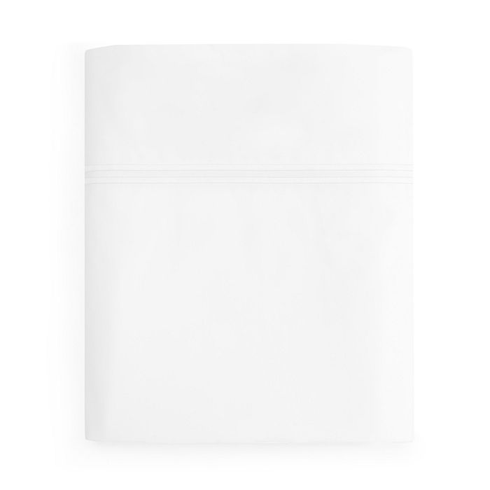 Shop Matouk Essex Flat Sheet, Full/queen In White