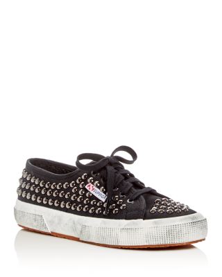 Superga Cotd Studded Lace Up Sneakers 