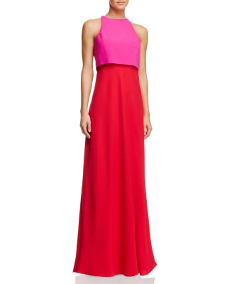 Jill jill stuart hot sale red colorblock sheath