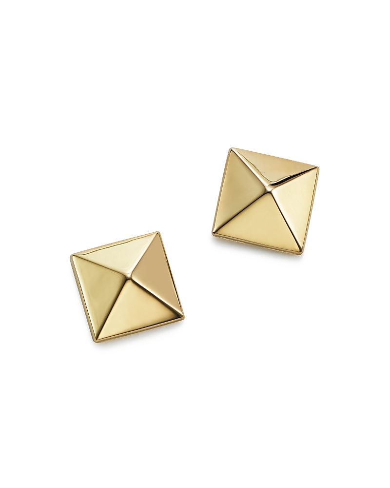 Bloomingdale's Fine Collection 14K Yellow Gold Medium Pyramid Post Earrings