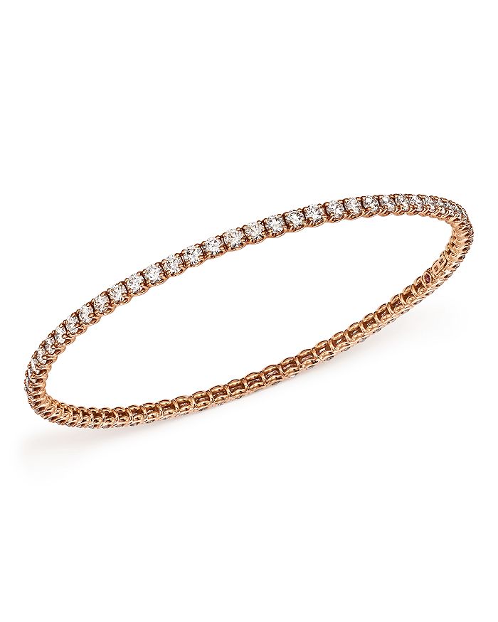 dressing gownRTO COIN 18K ROSE GOLD BANGLE WITH DIAMONDS,000850AXBAXM
