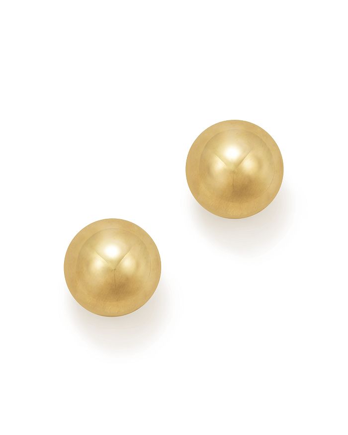 Roberto Coin 18k Yellow Gold Small Pallini Post Earrings