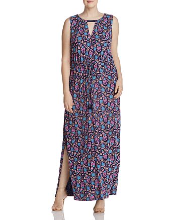 Lucky Brand Plus Floral Paisley Maxi Dress | Bloomingdale's