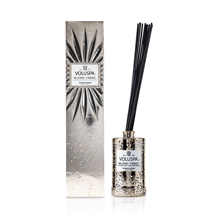 Voluspa Blond Tabac Fragrance Diffuser In White Gold