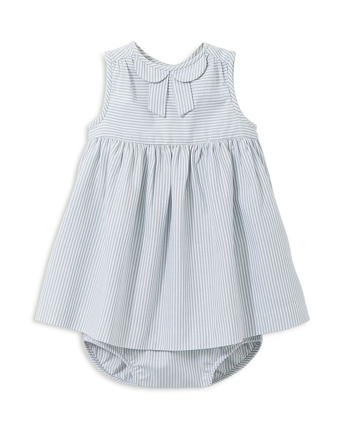 Jacadi Girls' Striped Poplin Dress and Bloomer Set - Baby | Bloomingdale's