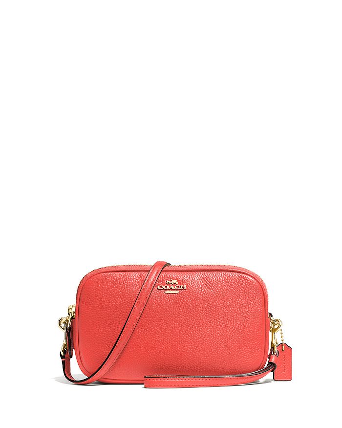 Crossbody clutch hotsell in pebble leather
