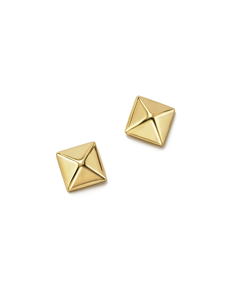 Bloomingdale's Fine Collection 14K Yellow Gold Small Pyramid Post Earrings