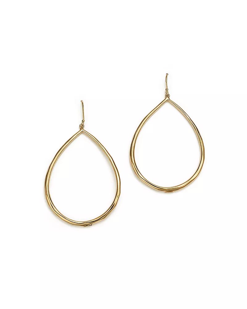 Ippolita 18K Yellow Gold Glamazon Faceted Large Teardrop Earrings