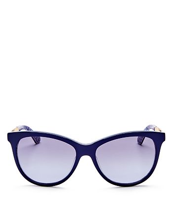 kate spade new york Women's Jizelle Cat Eye Sunglasses, 54mm |  Bloomingdale's