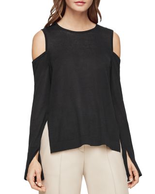 bcbgmaxazria cold shoulder sweater