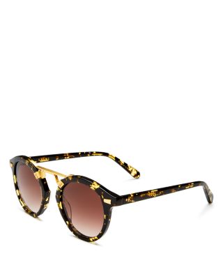STL II 24K Gradient Round Sunglasses, 48mm