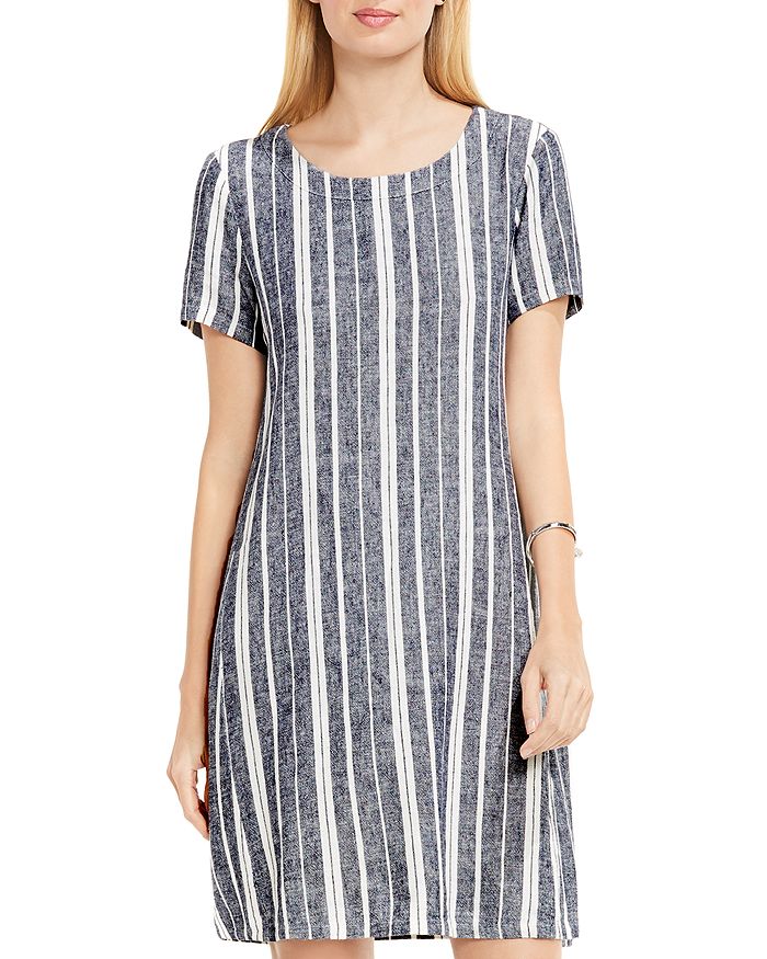 VINCE CAMUTO Yarn Dyed Stripe Shift Dress | Bloomingdale's