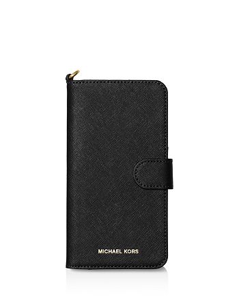 MICHAEL Michael Kors Saffiano Leather Folio iPhone 7 Plus Case |  Bloomingdale's