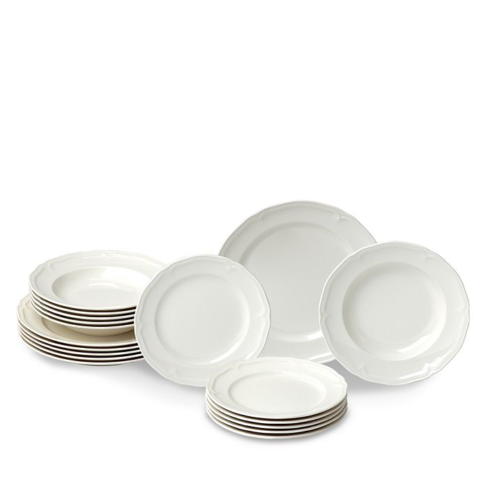 Shop Villeroy & Boch Manoir 18-piece Dinnerware Set In White
