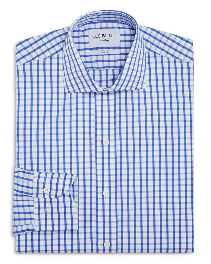 Ledbury Box Check Slim Fit Dress Shirt | Bloomingdale's