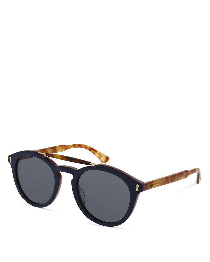 Gucci Men s Top Bar Round Sunglasses 50mm Bloomingdale s