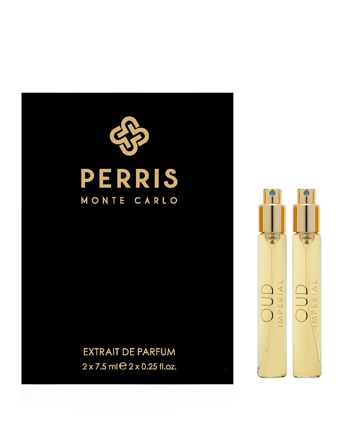 PERRIS MONTE CARLO OUD IMPERIAL EXTRAIT DE PARFUM TRAVEL SPRAY REFILL GIFT SET,250420