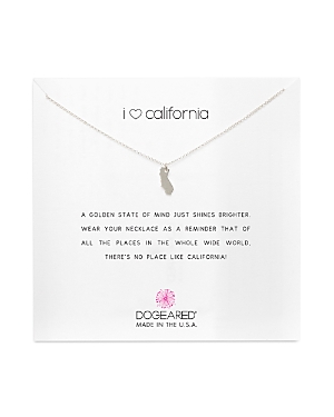 Dogeared I Love California Necklace, 16 at Bloomingdale's