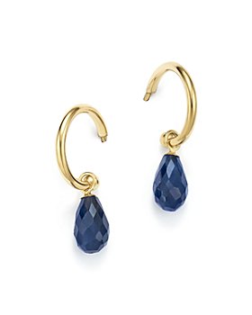 Bloomingdale's - Gemstone Briolette Hoop Drop Earrings in 14K Yellow Gold - 100% Exclusive