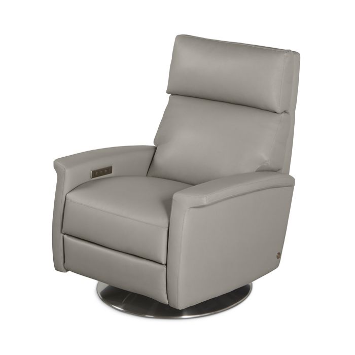 Shop American Leather Felix Comfort Recliner In Pewter