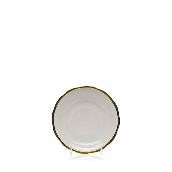 Herend Gwendolyn Tea Saucer In Gold