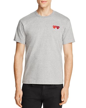 Comme Des Garcons PLAY Double-Heart Tee | Bloomingdale's