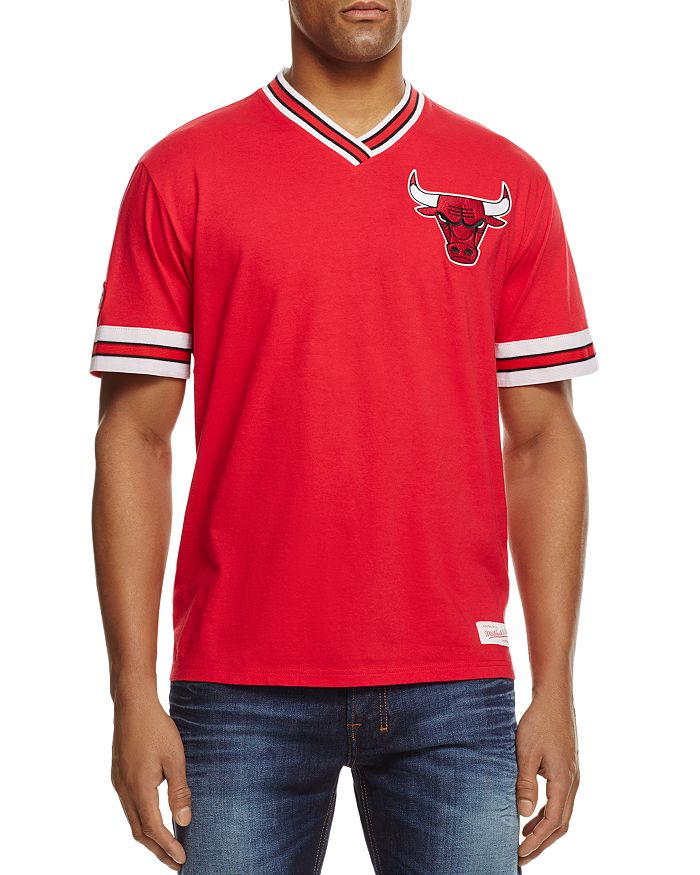 Mitchell & Ness NBA Chicago Bulls mesh t-shirt in red
