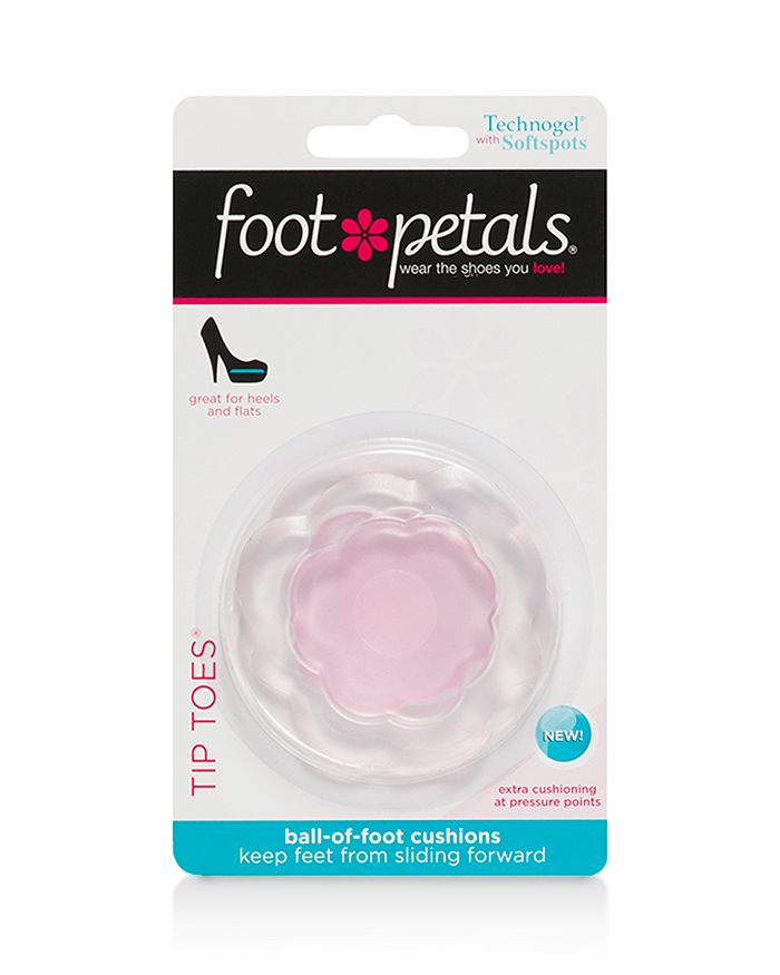 Foot Petals Women's Technogel® With Softspots Tip Toes Cushions In Pink Gel