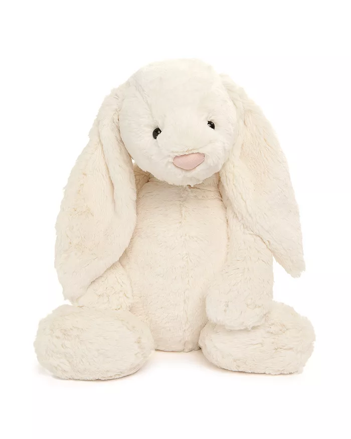 Jellycat Bashful Bunny plush toy in cream with floppy ears