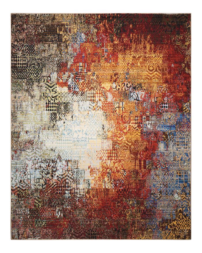 Nourison Chroma Crm03 Area Rug, 4' X 6' In Ember Glow