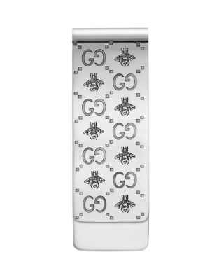 Gucci - Sterling Silver Paisley & Bee Motif Money Clip