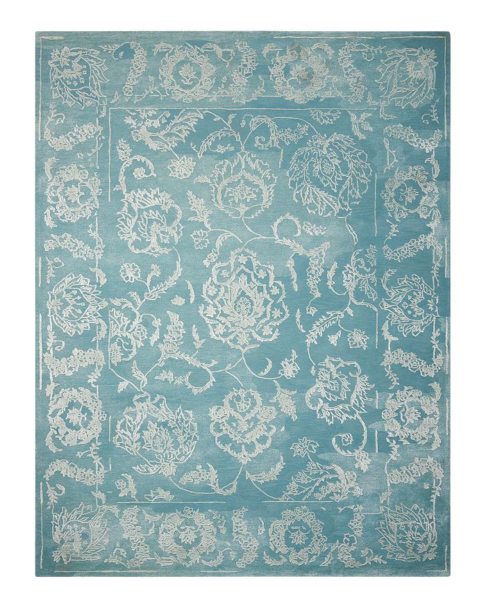 Nourison Opaline Rug, 8'6 X 11'6 In Aqua