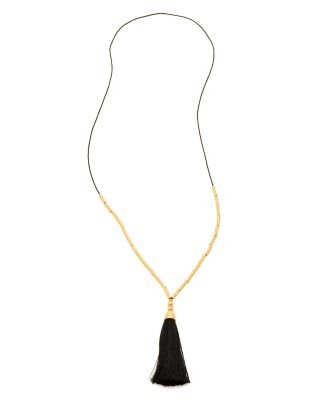 Gorjana - Tulum Tassel Necklace, 20"