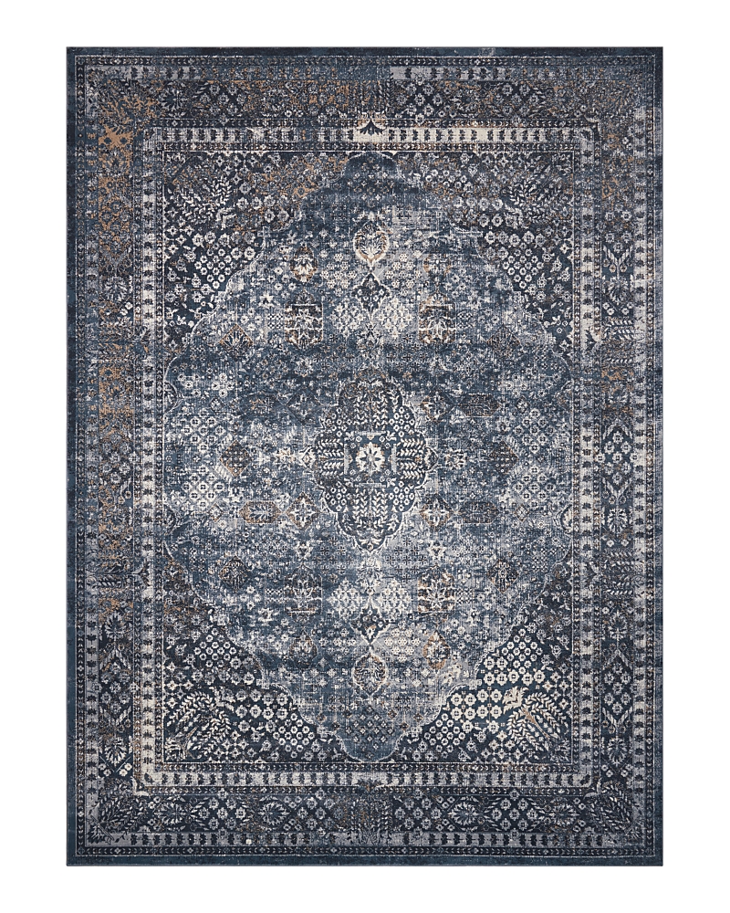 Nourison Malta Mai01 Area Rug, 5'3 X 7'7 In Navy