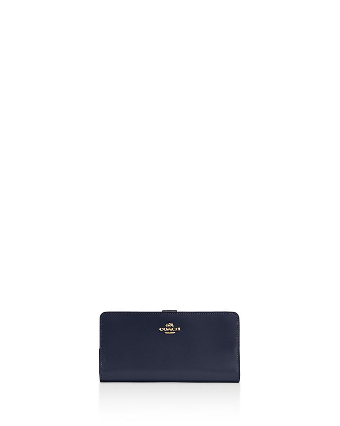 Skinny wallet hotsell in refined leather