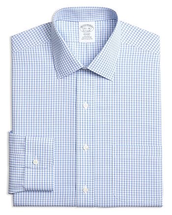 Brooks Brothers Regent Shadow Hairline Check Classic Fit Dress Shirt ...