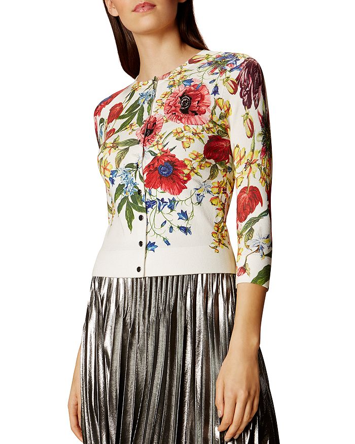 Karen millen shop floral cardigan