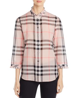 burberry ruffle shirt