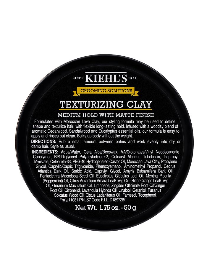 KIEHL'S SINCE 1851 GROOMING SOLUTIONS TEXTURIZING CLAY POMADE 1.75 OZ.,S24430